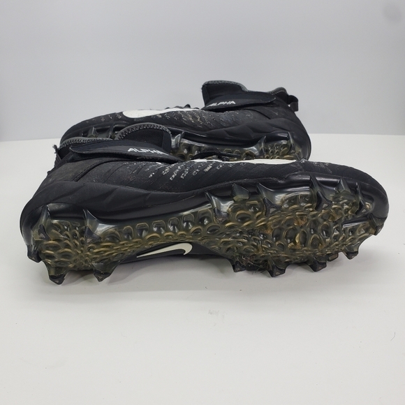 Nike Shoe Men 11.5 Alpha Menace Pro 2 Mid Top 3/4 Football Cleats AQ3209-002 - Picture 7 of 12